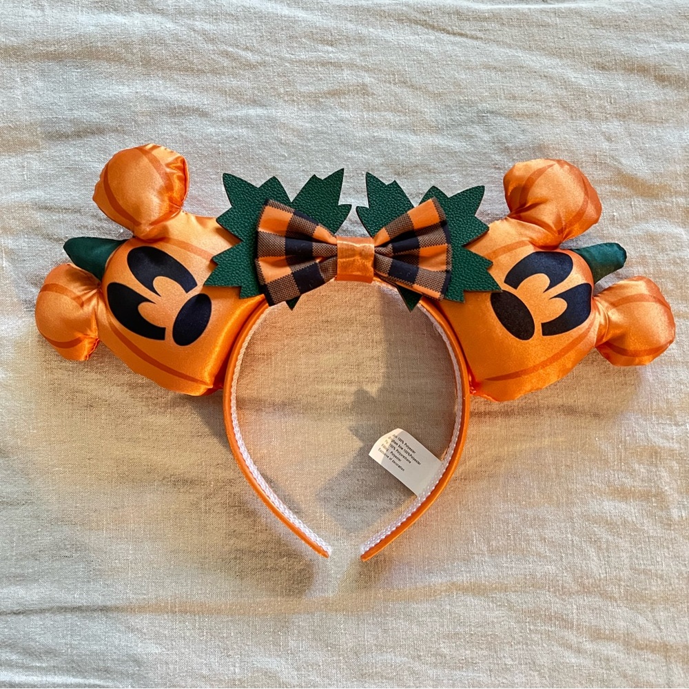 Minnie Mouse Ears - Jack O’Lantern